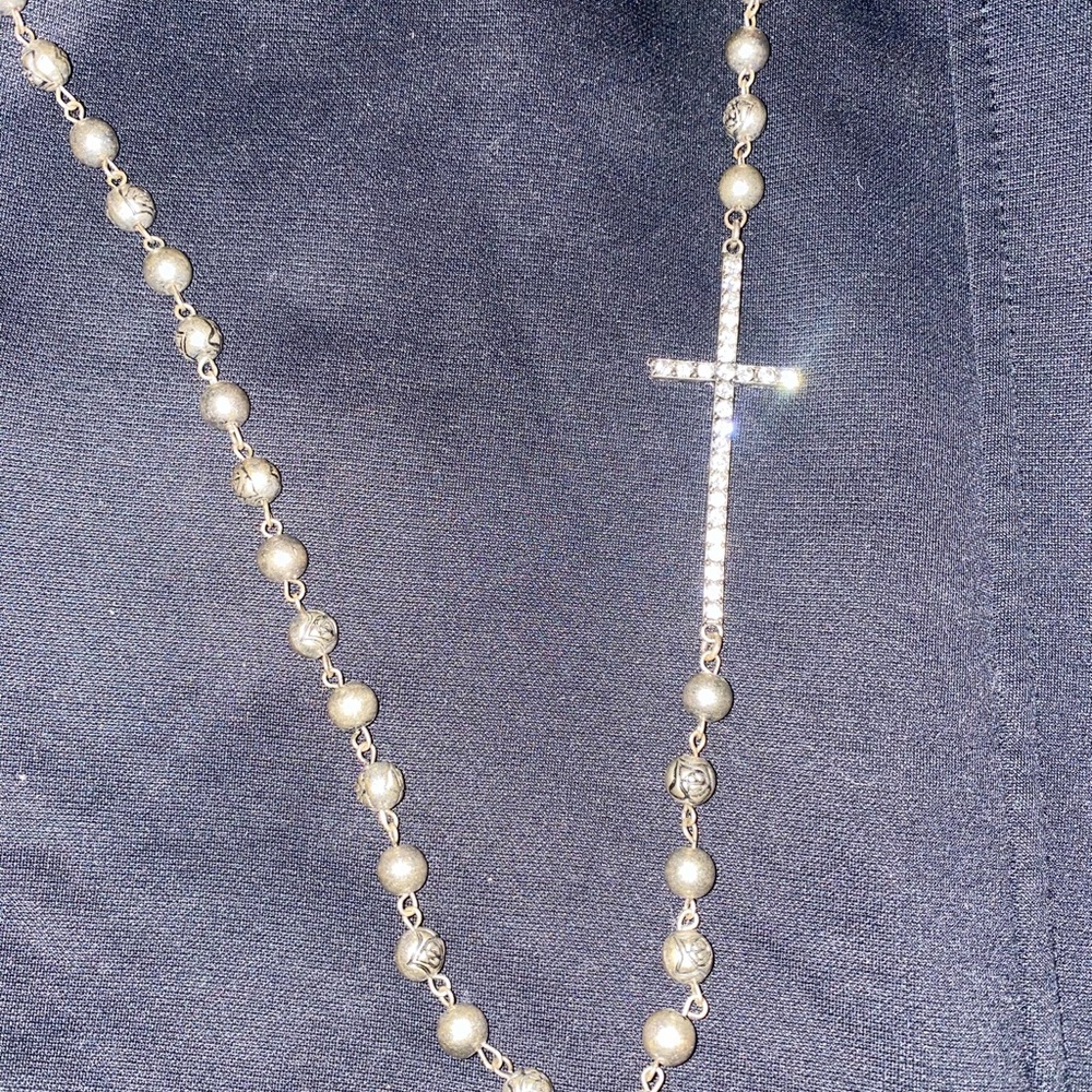 Silver Cross Necklace